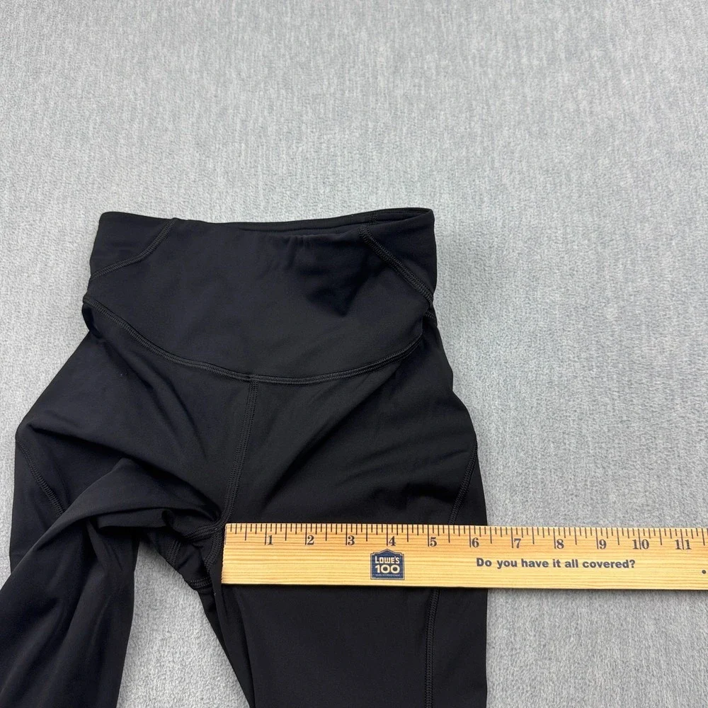 Lululemon Leggings Women 2 Black Base Pace High-Rise Crop 23